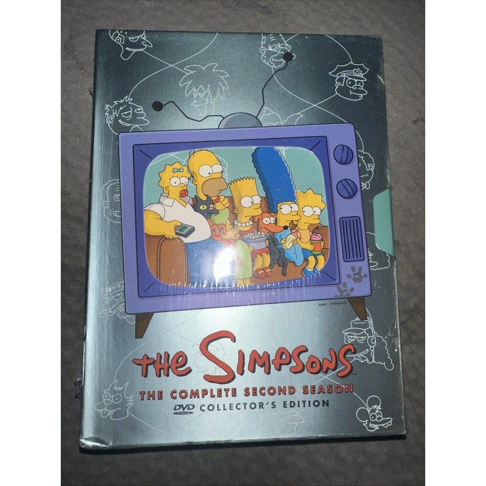 The Simpsons - The Complete Second Season (DVD, 2002, 4-Disc Set) NEW, Sealed